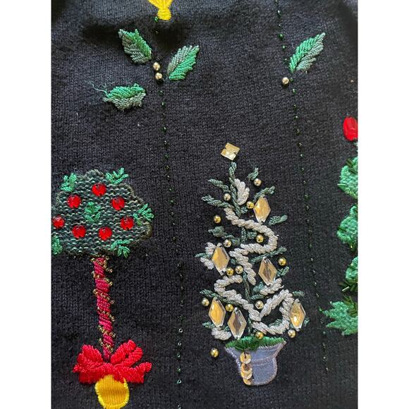 Victoria Jones Petite Large Womens/Unisex Holiday Vest Ugly Christmas sweater - Picture 7 of 9